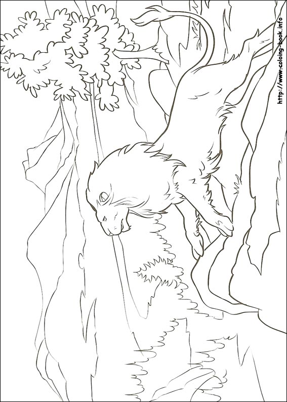 The chronicles of Narnia coloring picture